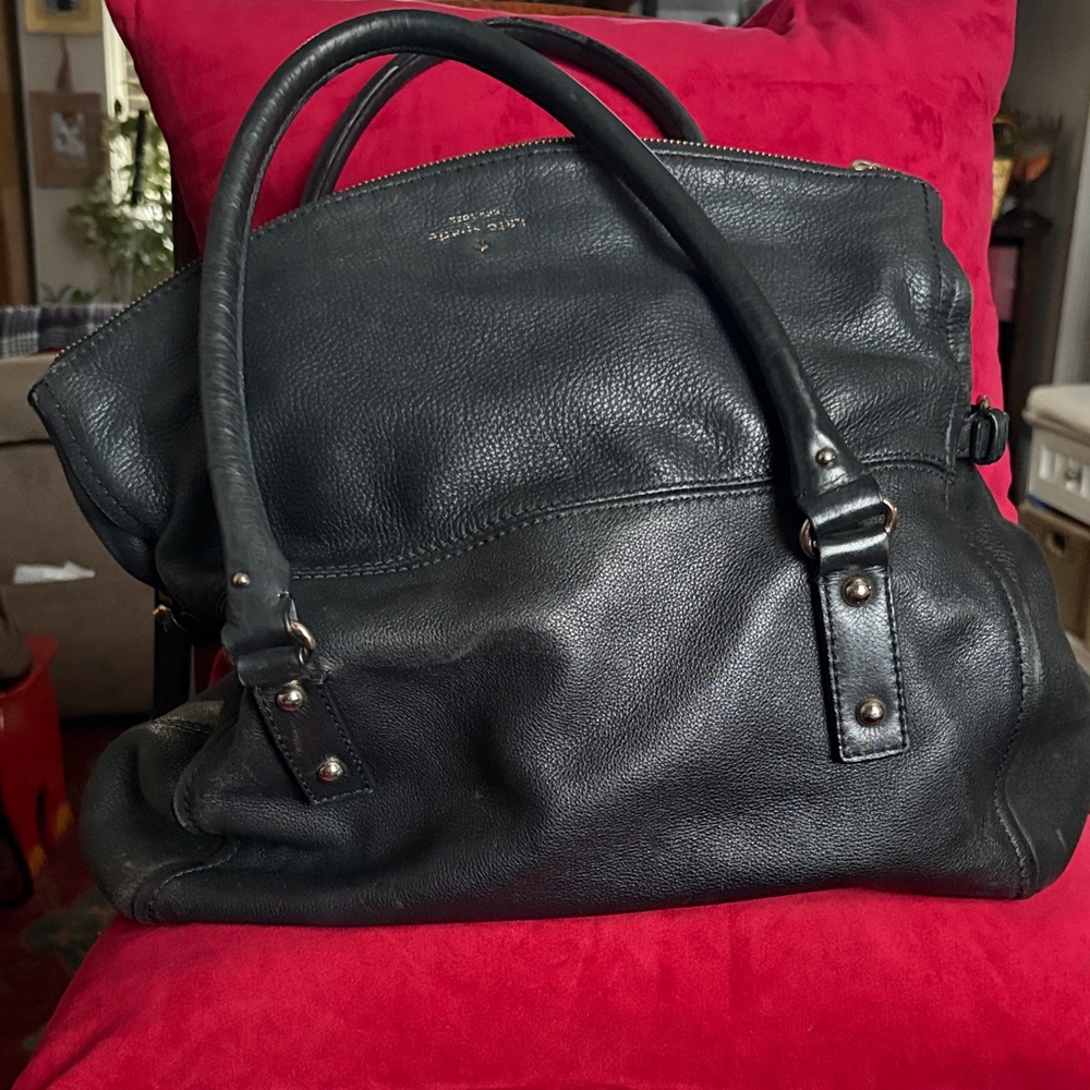 Kate Spade Black Leather Shoulder Bag